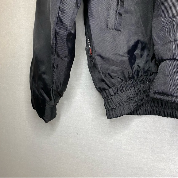 Roots Golf Jacket Black Lined Professional Staff Logo Embroidered Men’s Large - Picture 9 of 13